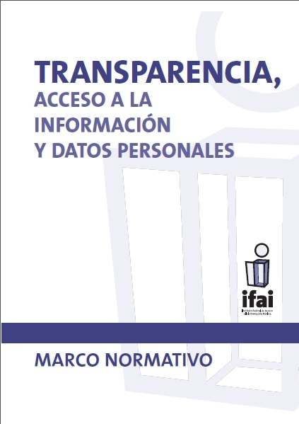 Portada de Transparencia, acceso a la información y datos personales